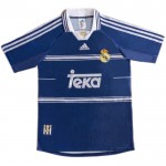 Günstige Fußballtrikots Real Madrid 1998-99 Retro Auswärtstrikot Kurzarm